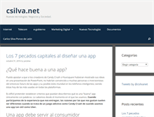 Tablet Screenshot of csilva.net